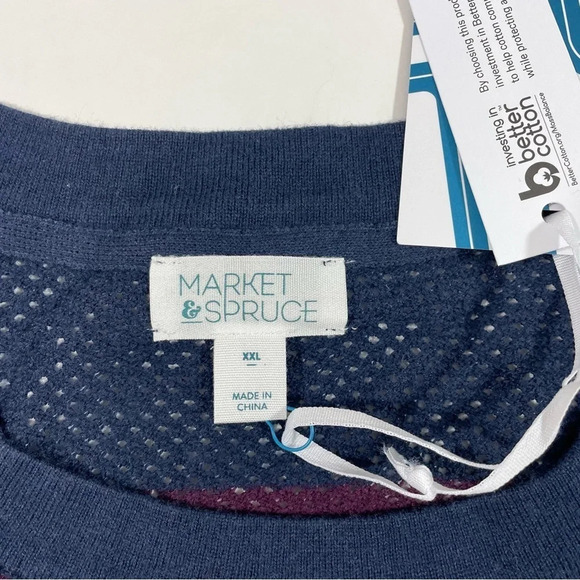 New Market & Spruce Colorblock Stripe Sweater - Picture 4 of 6